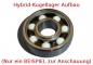 Preview: Kugellager Metall-Keramik Hybrid 6000 2RS CB ABEC5 10x26x8mm