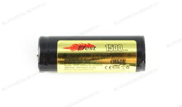 Efest Gold 18500 3,7V 1500mAh (PCB geschützt) Button Top